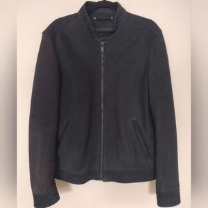 Thursday men's racer jacket Black Matte slim fit